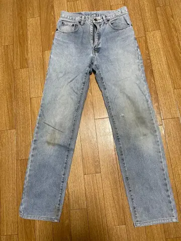 GLHEART 라이트 블루 스트레이트 데님