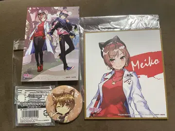 MEIKO 난자타운 캔뱃지 특전 브로마이드 미니 색지풍 카드