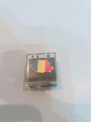 오사카 간사이 박람회 루마니아 박람회 파빌리온 핀 배지 루마니아관