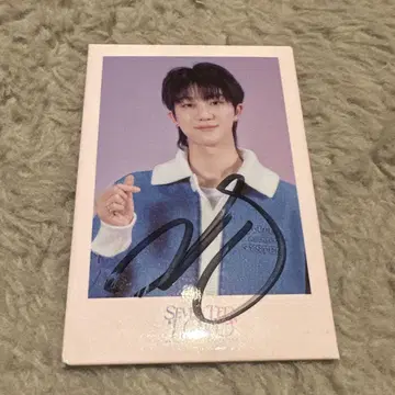 seventeen love 캔뱃지 사인 민규 the8