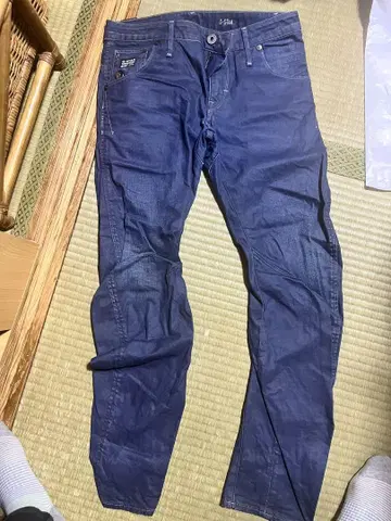 G-STAR RAW GS07 입체 재봉 데님 팬츠 남성용 인디고 케어