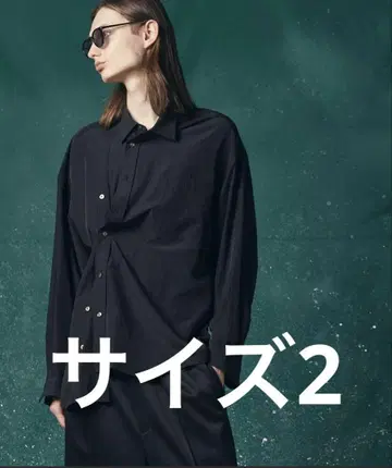 [ MAISON SPECIAL ] 2WAY 비대칭 프라임 오버 셔츠