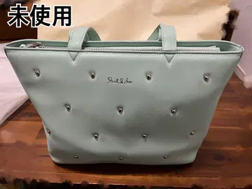 [ 미사용 ] PAUL & JOE 민트색 토트백