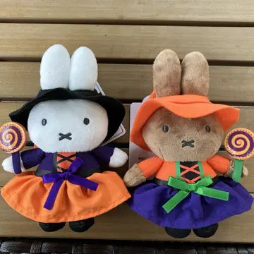 하우스텐보스 한정판 할로윈 미피 & 멜라니 키체인