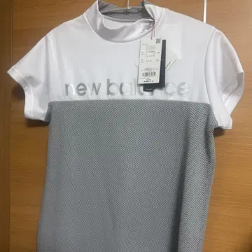 new balance 반팔 티셔츠 L 사이즈 화이트/그레이