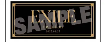 EXILE Get go! INVITATION CARD