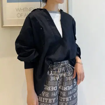 BEAMS BOY 유로 워크 스모크 셔츠