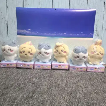 치이카와 (먼작귀)  6체 세트 하치와레 토끼