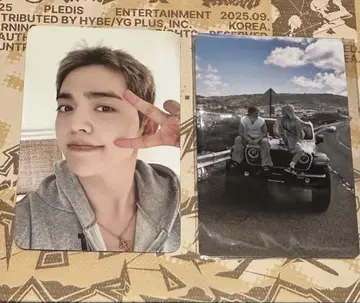 세븐틴 CxM HYPE VIBES 포토카드 민규 에스쿱스 2장 세트
