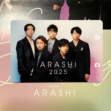 [ 당일 발송 ] 아라시 ARASHI 벌스데이 카드 2025 FC 한정판