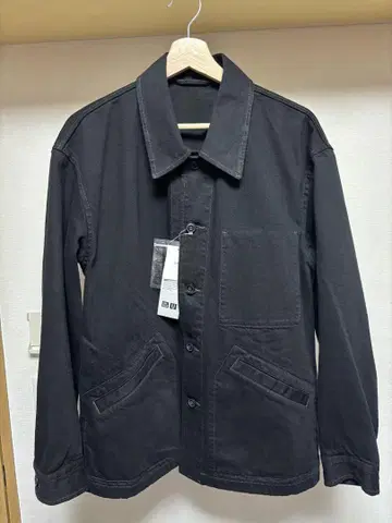 미사용 새상품 UNIQLO U 오버 사이즈 컬러 데님 자켓 M 사이즈