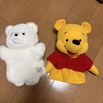 곰돌이 푸와 화이트 곰 퍼펫