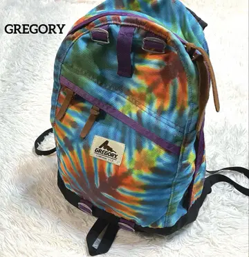 그레고리 GREGORY 백팩 데이팩 베어풋 타이 다이 옛 로고