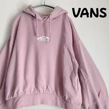 VANS 반스 풀오버 맨투맨 후드티 핑크 긴팔 여성용