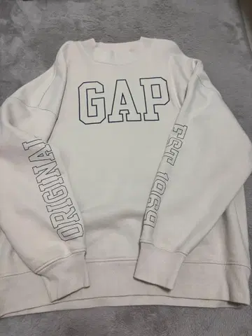 GAP 프린트 로고 맨투맨 XL