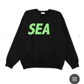 SEA CREWNECK SWEATSHIRT - BLACK / XL