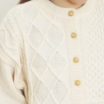 사만사 모스모스 패치워크 케이블 앞뒤 2way 니트