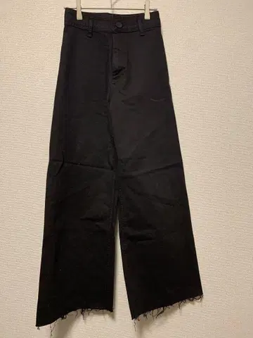 선착순 *.ZARA 블랙 데님 팬츠 프린지 밑단