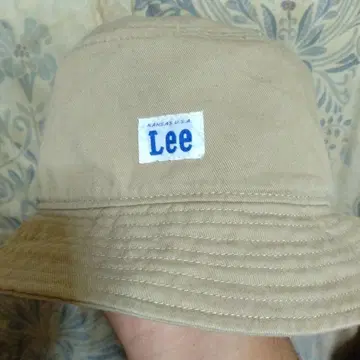 Lee 베이지 버킷 햇 58cm 남성용