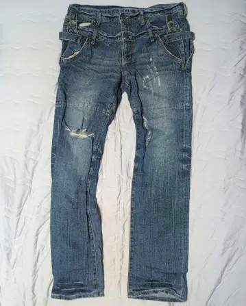 y2k PPFM Double Waist Denim Pants