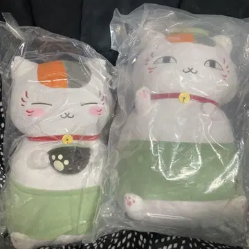 나츠메 우인장 제일복권 냥코 선생님 찻집 봉제 인형