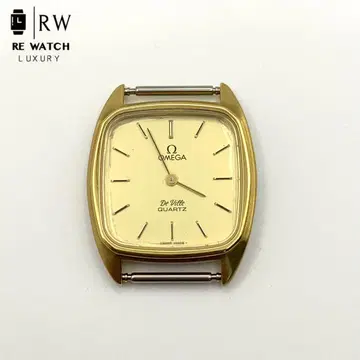 7-3609 1365 OMEGA 드 빌 쿼츠 손목시계 골드