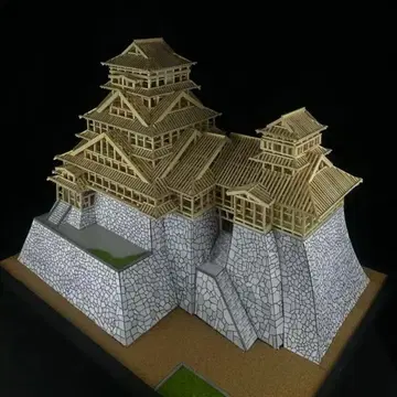 구마모토 성 건축 모형