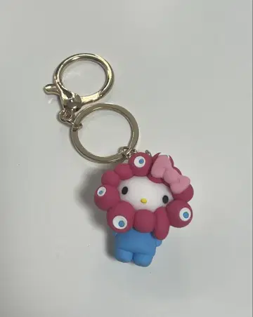 헬로키티 미야쿠미야쿠 키링 만박