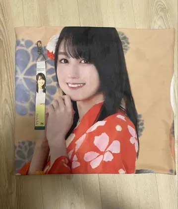 노기자카46 카키 하루카 썸머 타월 리본 키링