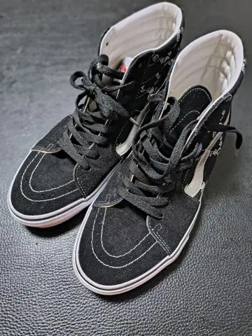 Vans 블랙 하이컷 스니커즈 스케하이