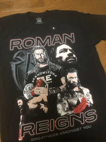 [ 새상품 미사용 ] WWE 로만 레인즈 T셔츠
