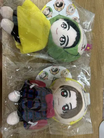 야마다 료스케 치넨 유리 캐릭터 봉제 인형 세트