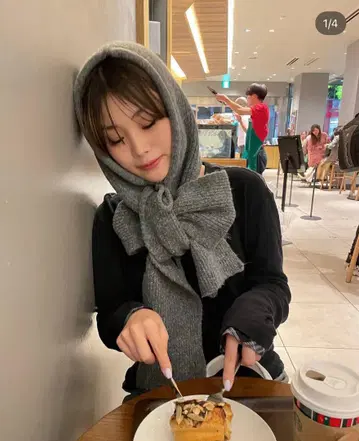 누구 하쿠 발라클라바 머플러