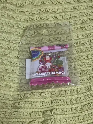 카타마리 다마시 카페 이치고짱 샤카샤카 키링 미사용 새상품