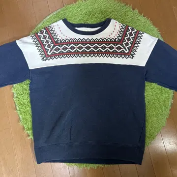 BEAMS M 네이비 화이트 트레이닝복