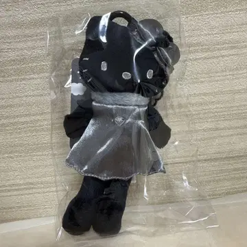 헬로키티 롱 레그 스타일업 마스코트 키링 블랙 엔젤
