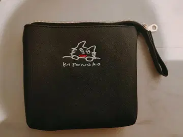 키요 키요네코야 파우치 블랙
