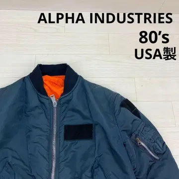 ALPHA INDUSTRIES 80년대 USA제 IDEAL 지퍼 MA-1