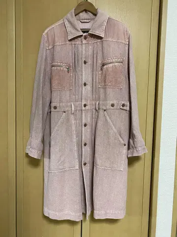 코듀로이 핑크 계열 자켓