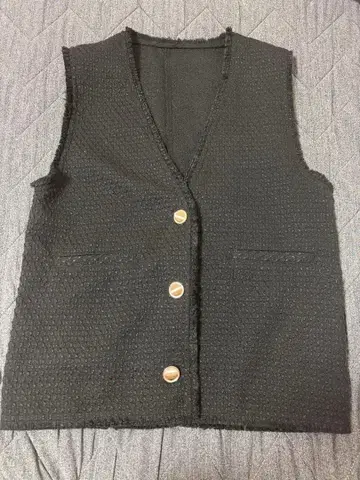 블랙 베스트 여성용