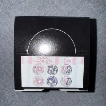 아카쿠라 캔뱃지 컴플리트 세트 전 6종 BOX 산리오 콜라보