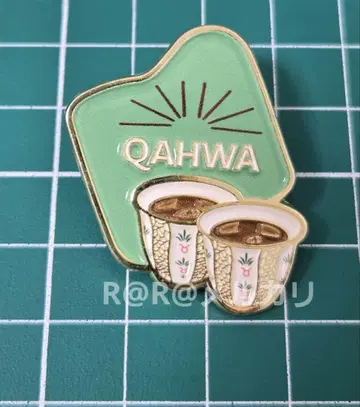 박람회 카타르관 핀 배지 그린 카타르 파빌리온