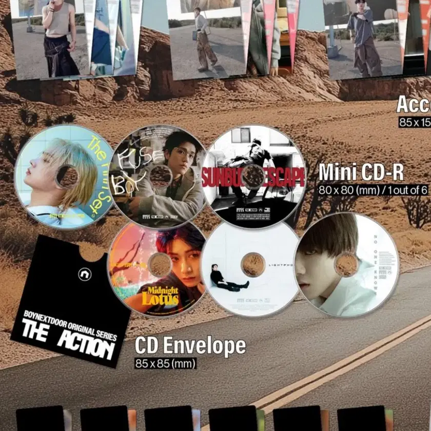 BOYNEXTDOOR CD 6形態×6セット The Action(Frame ver.) [6形態セット