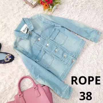 ROPE 데님 자켓 ( M ) 인디고 블루/아메카지