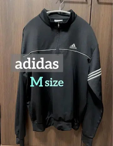 아디다스 트랙 자켓 블랙 저지 M