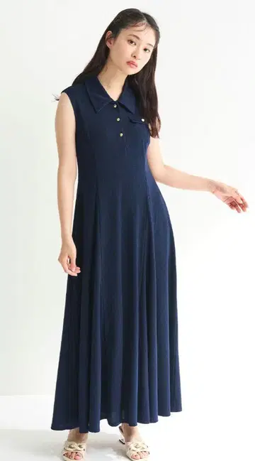 코코딜 머메이드 폴로컷 원피스