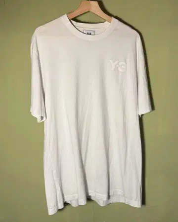 Y-3 화이트 티셔츠 L 사이즈