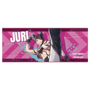 캡콤 카페 스트리트 파이터 6 콜라보 굿즈 페이스 타월 JURI