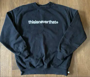 새상품급 thisisneverthat 트레이닝복 블랙 L 맨투맨 블랙