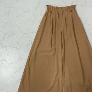 새상품급 MERCURYDUO 원톤 안감 허리밴딩 플레어 팬츠 F